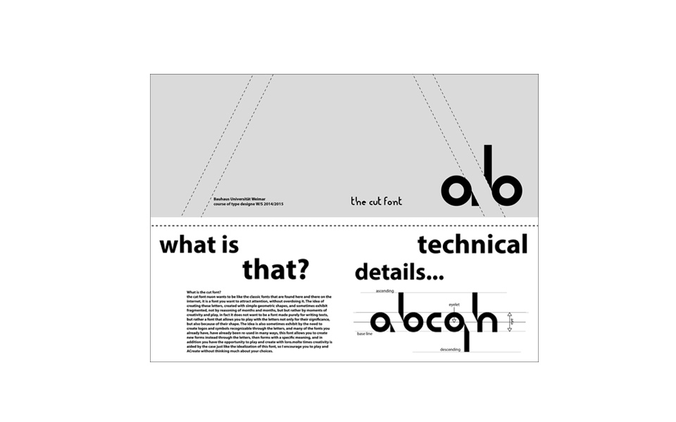 The Cut Font